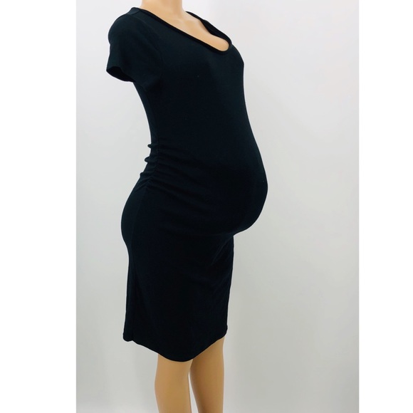 2/$22 Maternity Tee Shirt Dress - Picture 2 of 8